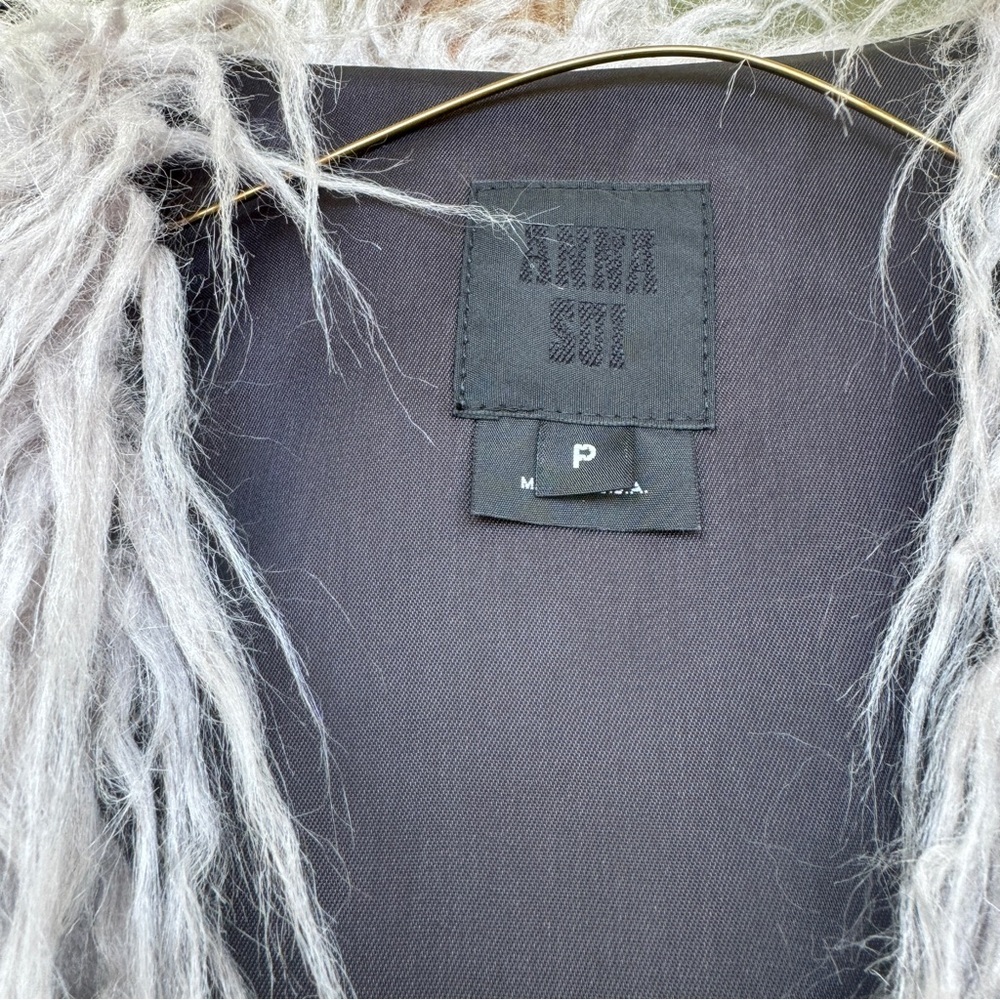 Anna Sui Ombre fur vest jacket - Picture 5 of 5